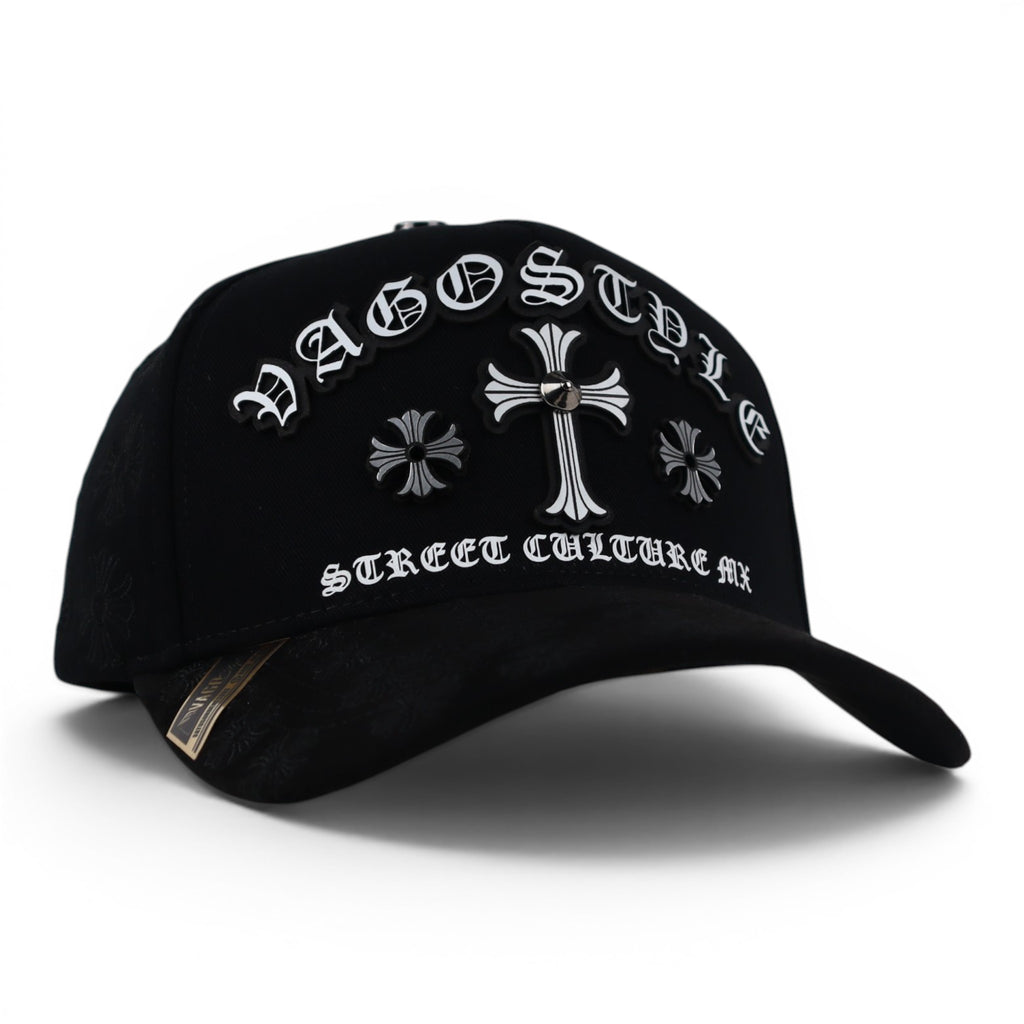 GORRA VAGO STYLE VAGO CROSS CHROME BLACK