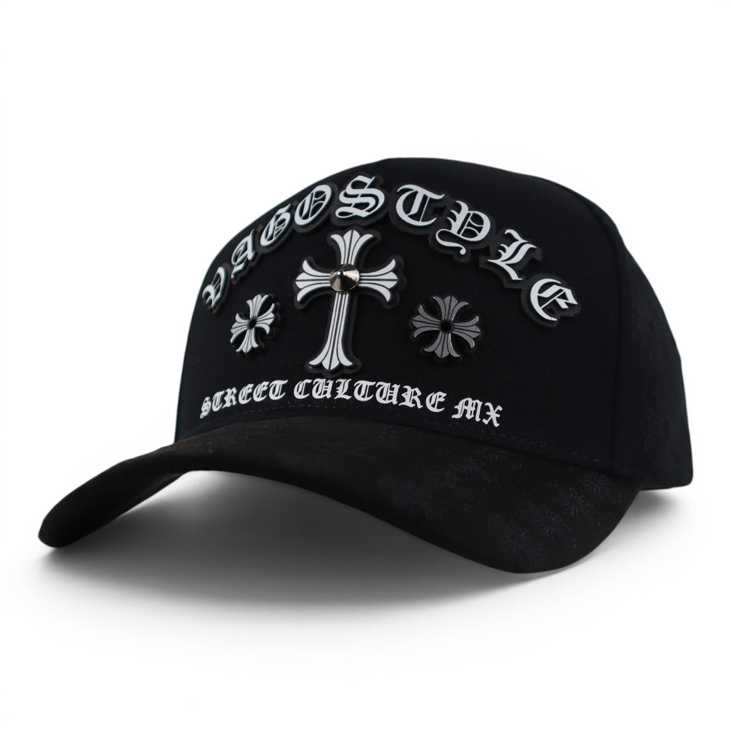 GORRA VAGO STYLE VAGO CROSS CHROME BLACK