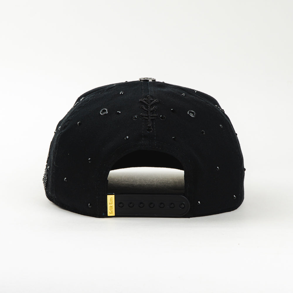 GORRA ITALIENSE LA SANTA MUERTE CRYSTAL BLACK