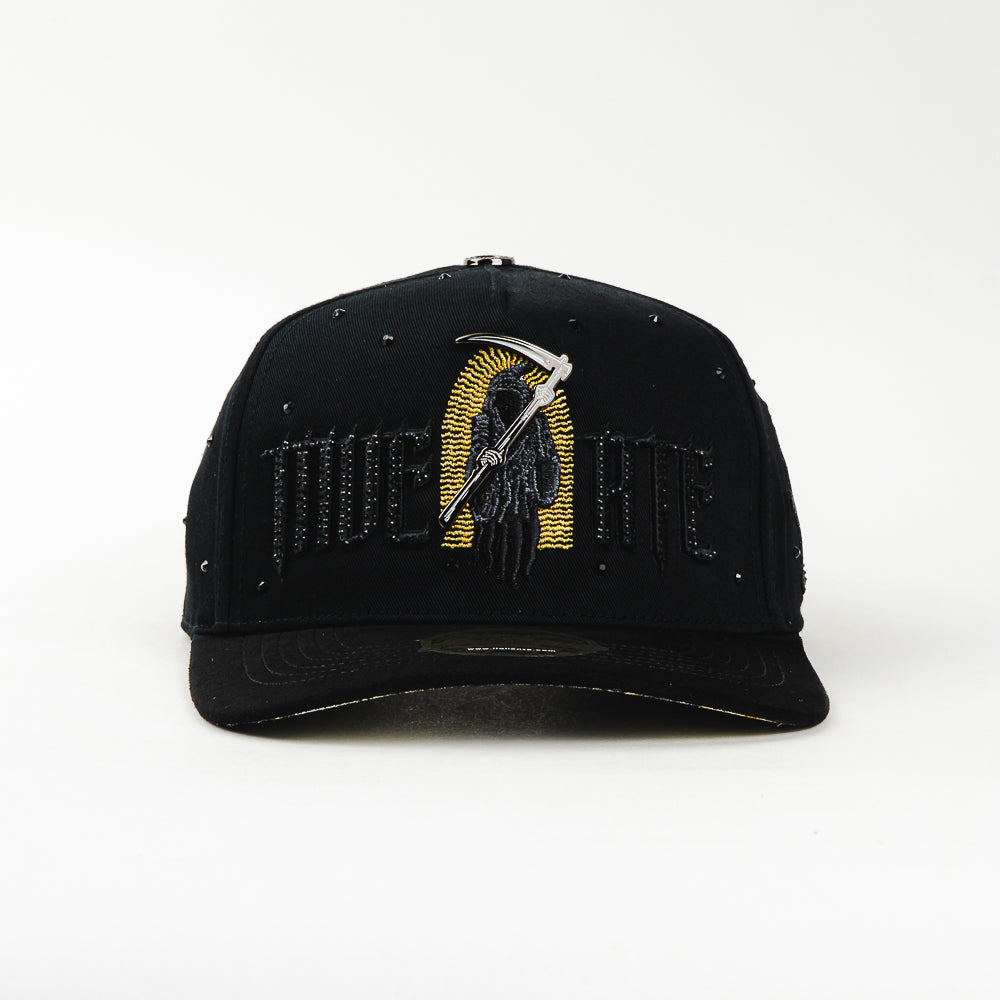 GORRA ITALIENSE LA SANTA MUERTE CRYSTAL BLACK