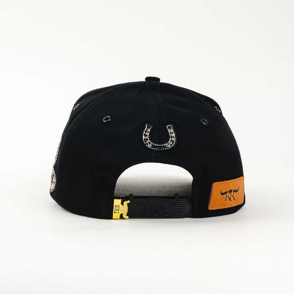 GORRA KING RANCH HERRADURA BLACK/BROWN
