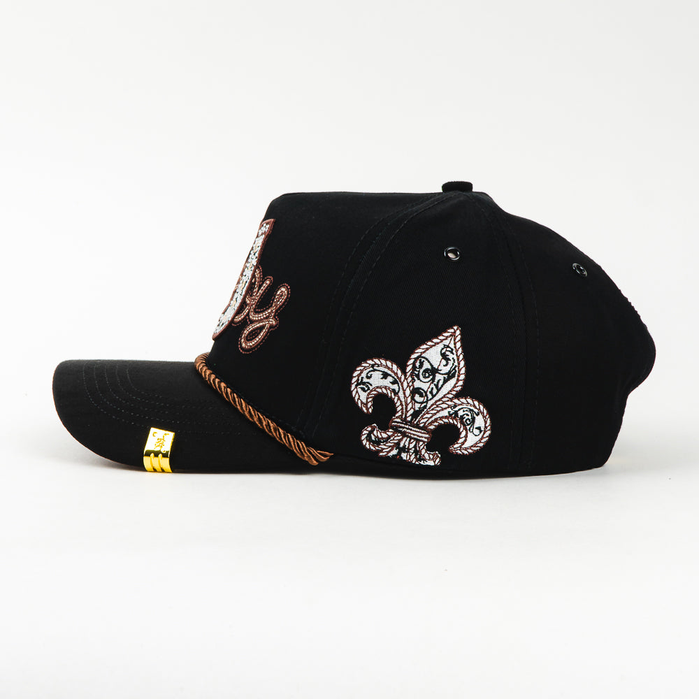GORRA KING RANCH HERRADURA BLACK/BROWN