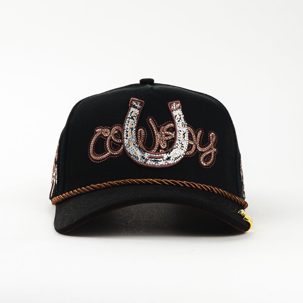 GORRA KING RANCH HERRADURA BLACK/BROWN