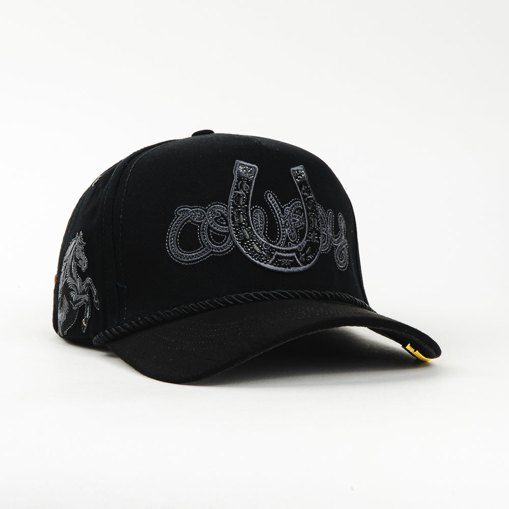 GORRA KING RANCH HERRADURA BLACK/GREY