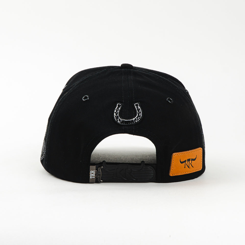 GORRA KING RANCH HERRADURA BLACK/GREY