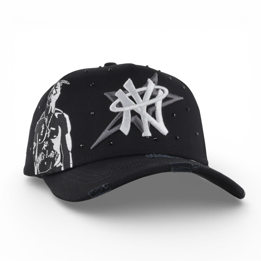 GORRA MONEY HATS NY CRISTALES BLACK