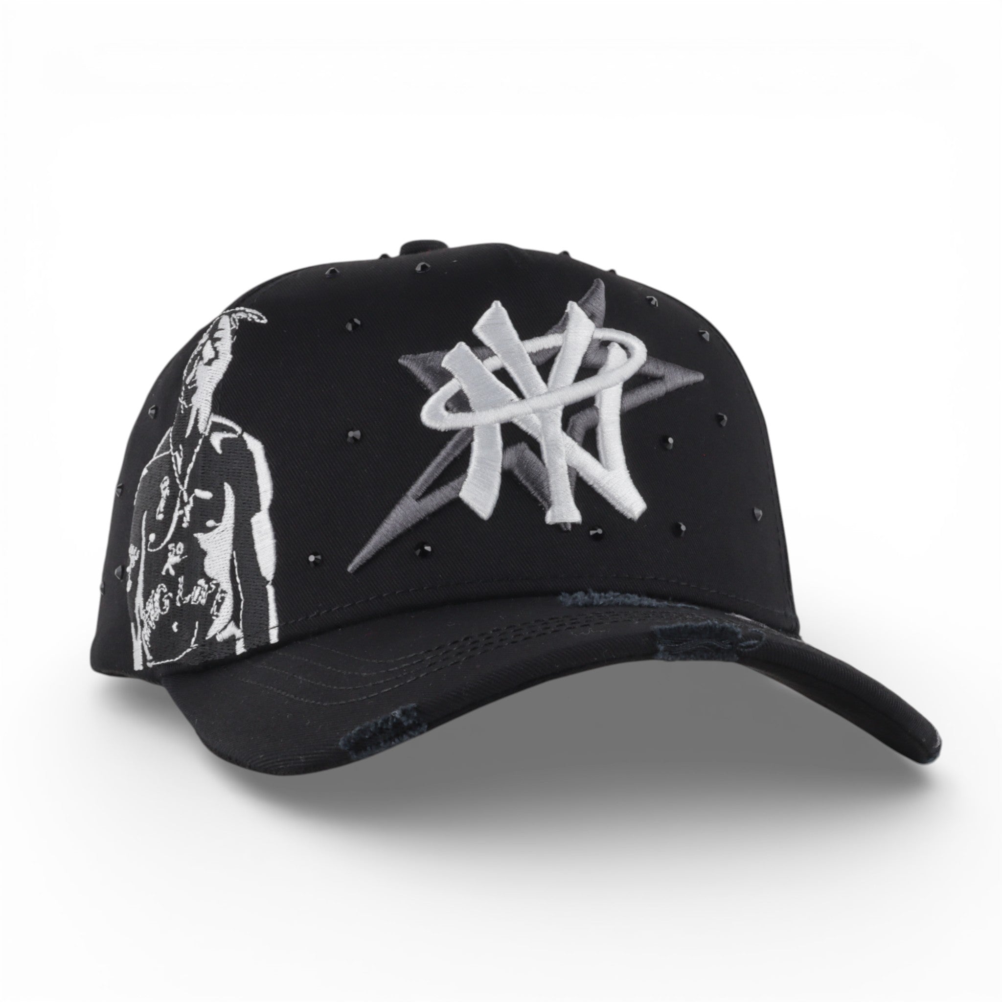 GORRA MONEY HATS NY CRISTALES BLACK