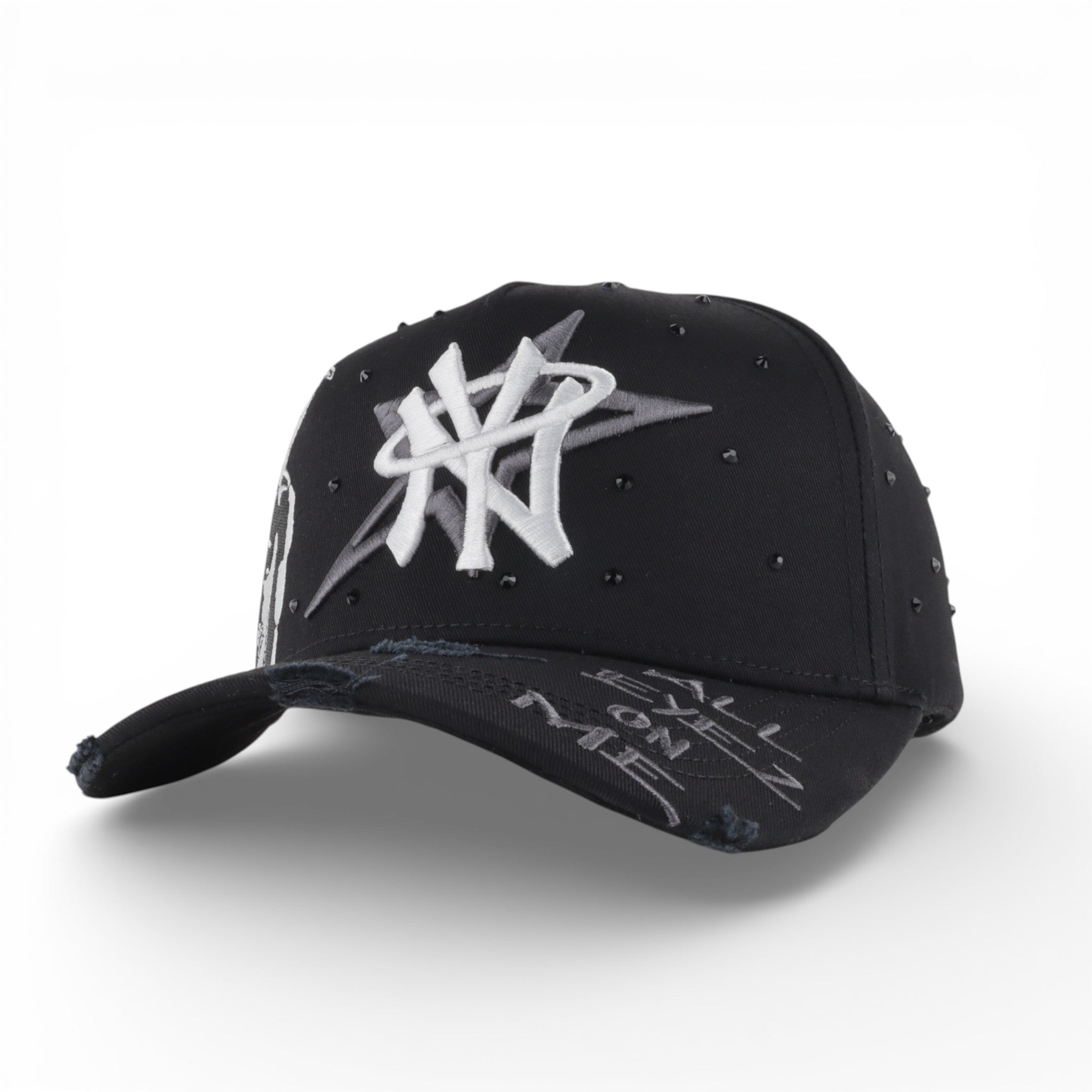 GORRA MONEY HATS NY CRISTALES BLACK