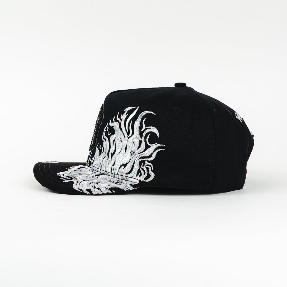 GORRA MZ HATS NY FLAMES BLK