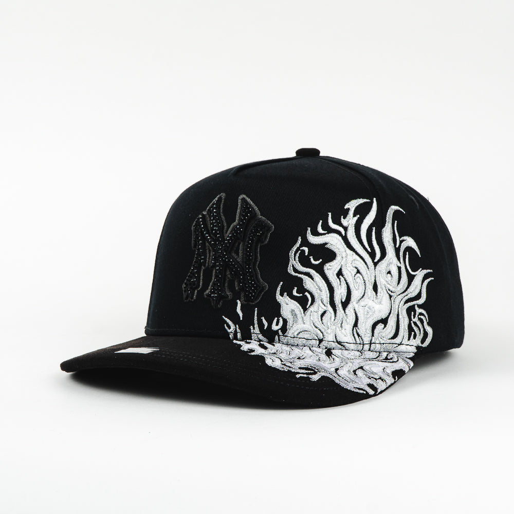 GORRA MZ HATS NY FLAMES BLK