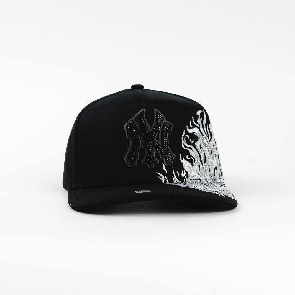 GORRA MZ HATS NY FLAMES BLK