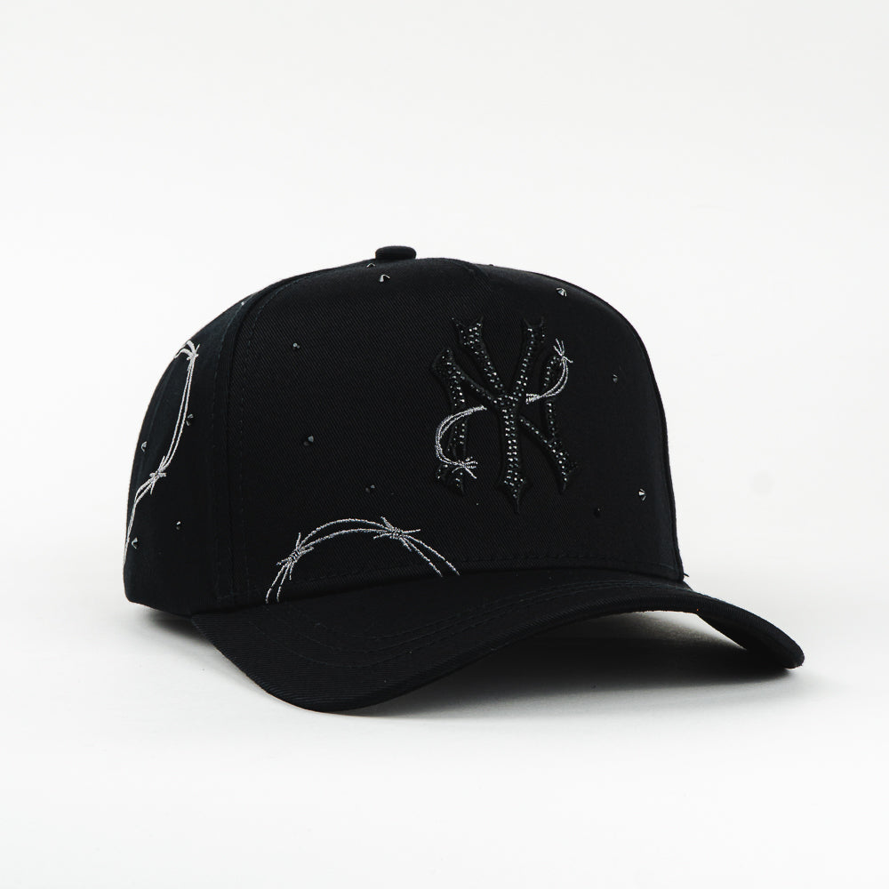 GORRA MZ HATS NY  BLACK ANGEL