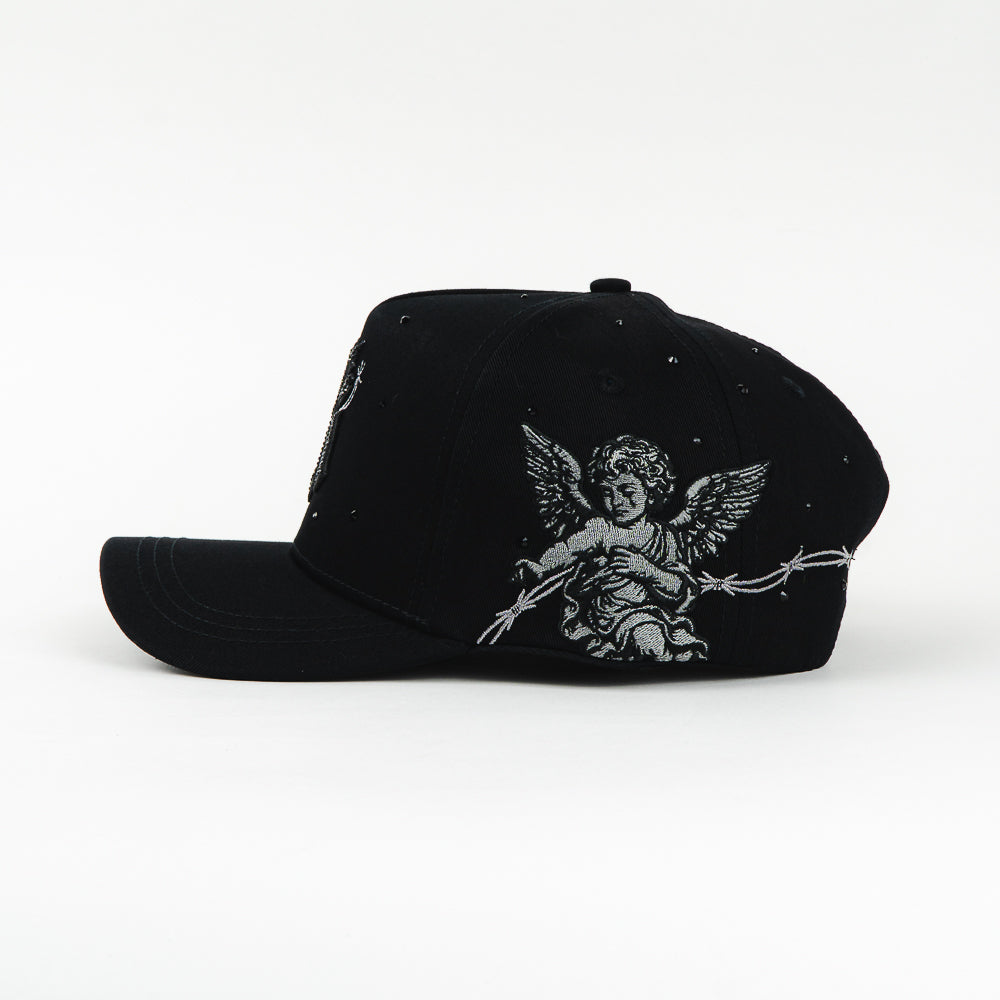 GORRA MZ HATS NY  BLACK ANGEL