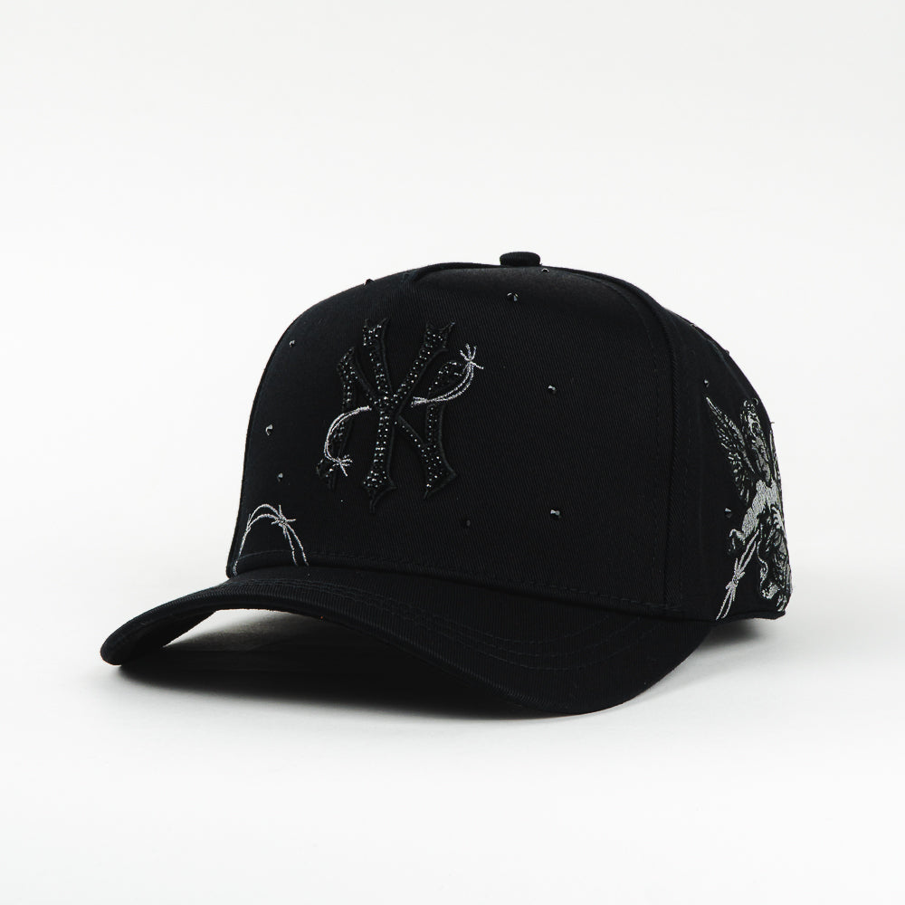 GORRA MZ HATS NY  BLACK ANGEL