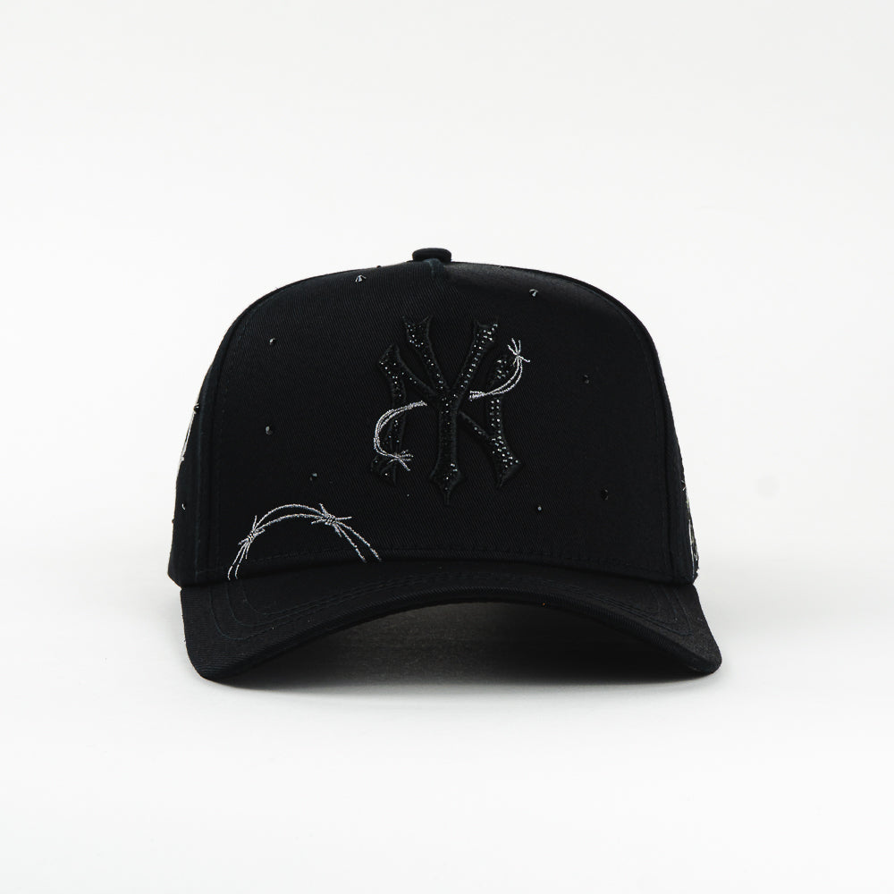 GORRA MZ HATS NY  BLACK ANGEL
