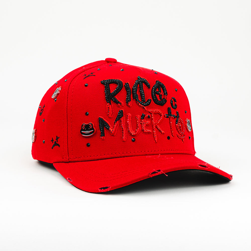 GORRA MZ HATS RICO O MUERTO TOTAL RED
