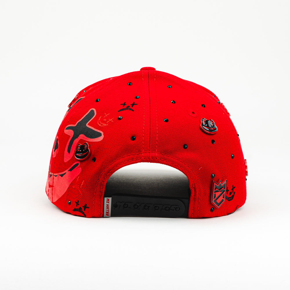 GORRA MZ HATS RICO O MUERTO TOTAL RED