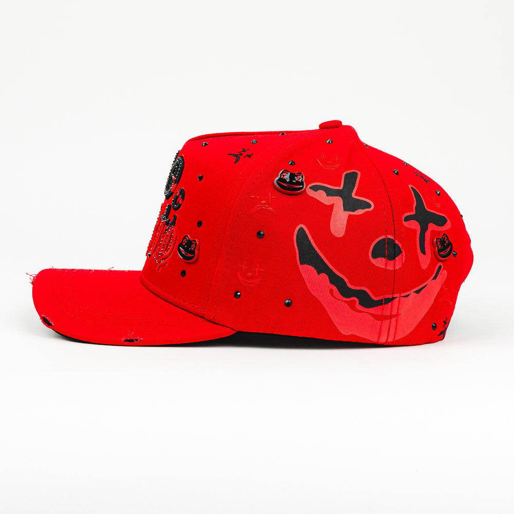 GORRA MZ HATS RICO O MUERTO TOTAL RED