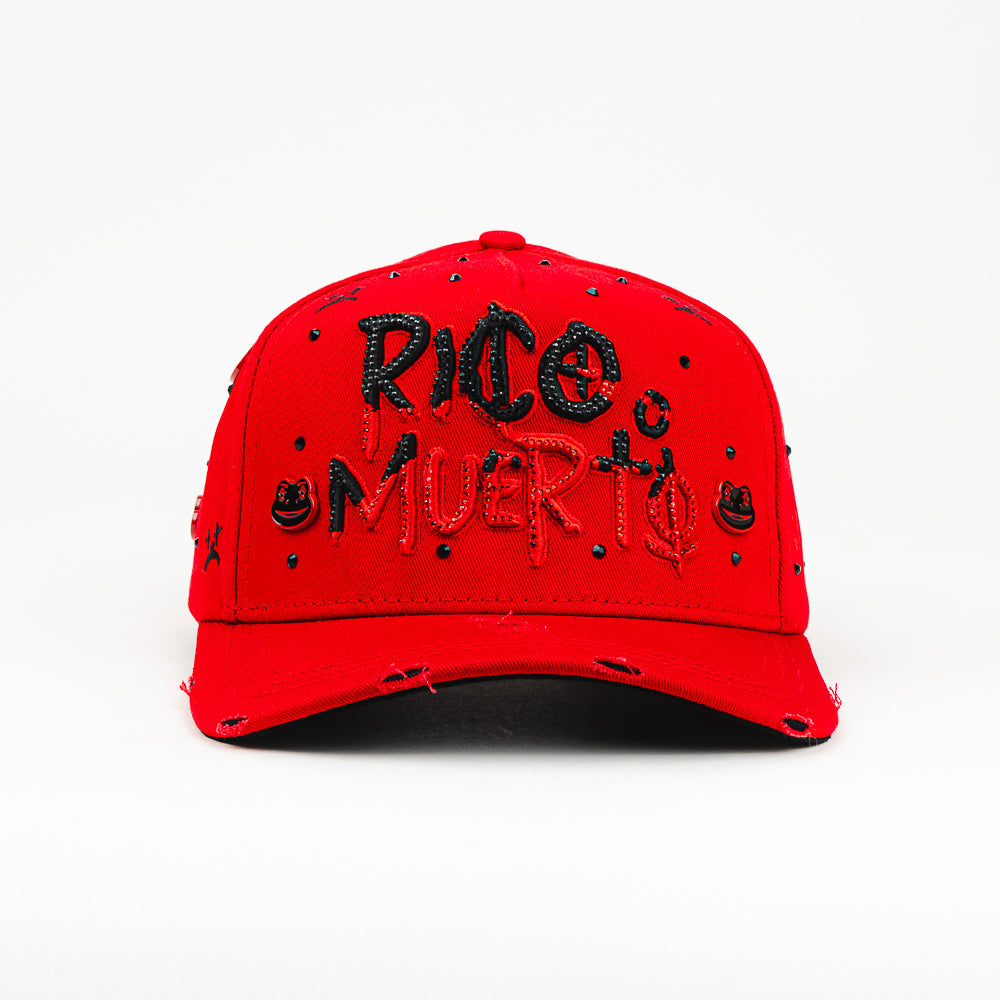 GORRA MZ HATS RICO O MUERTO TOTAL RED