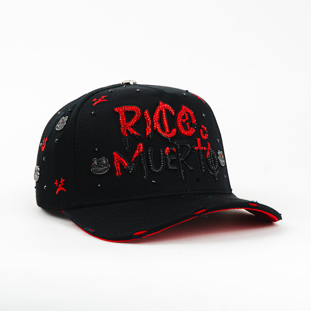 GORRA MZ HATS RICO O MUERTO BLACK/RED