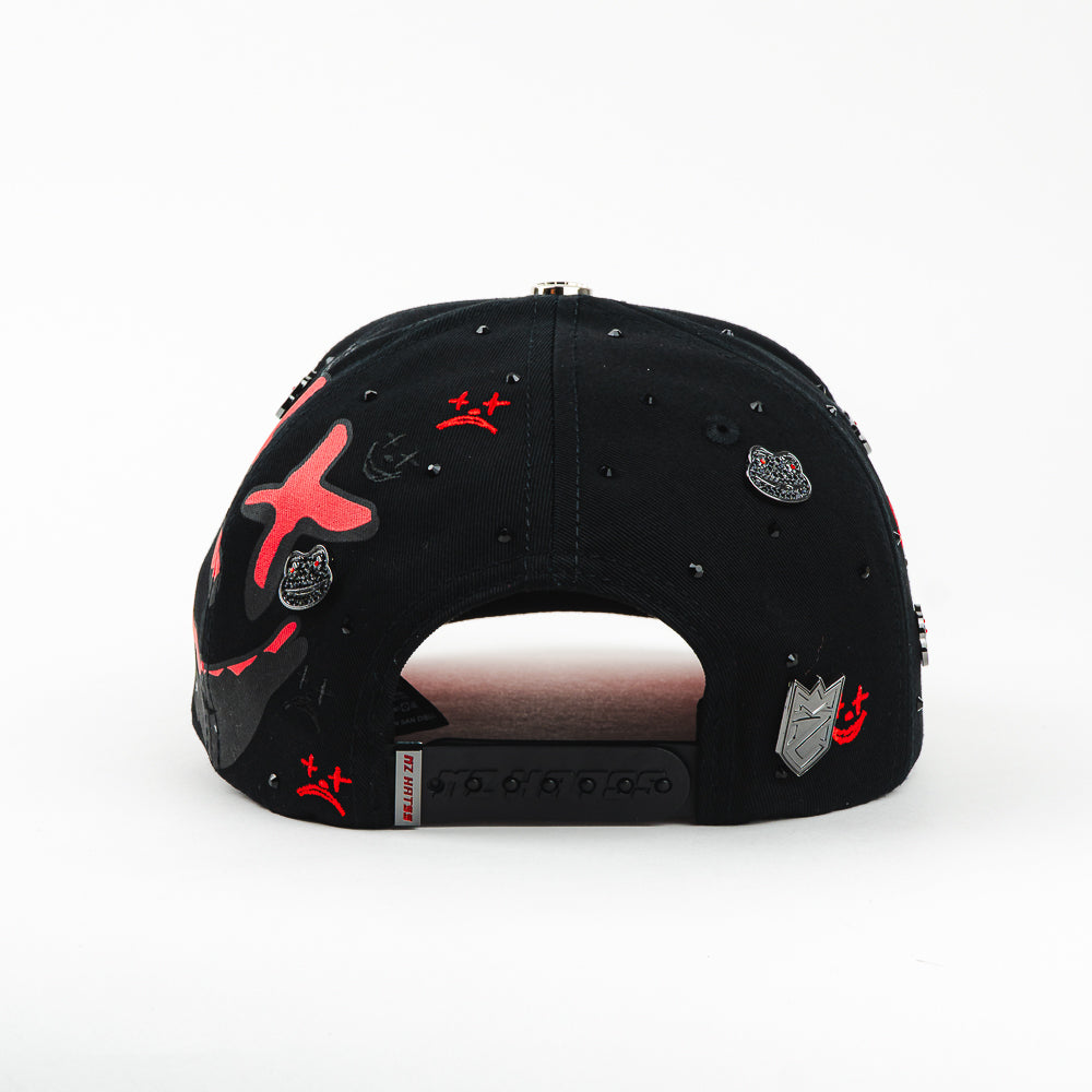 GORRA MZ HATS RICO O MUERTO BLACK/RED