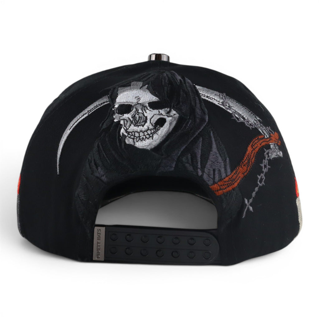 LA SANTA CRISTALS VISOR SUEDE BLACK