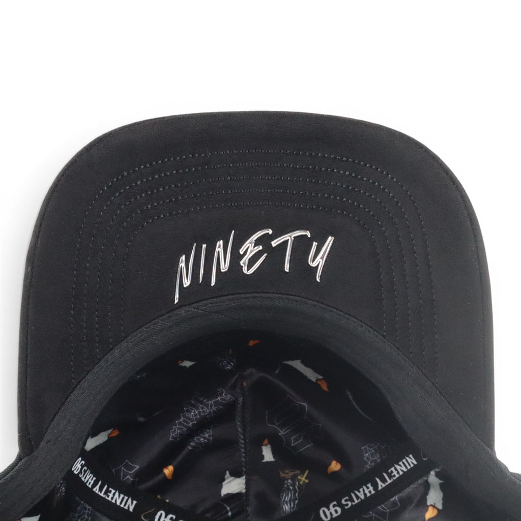 LA SANTA CRISTALS VISOR SUEDE BLACK