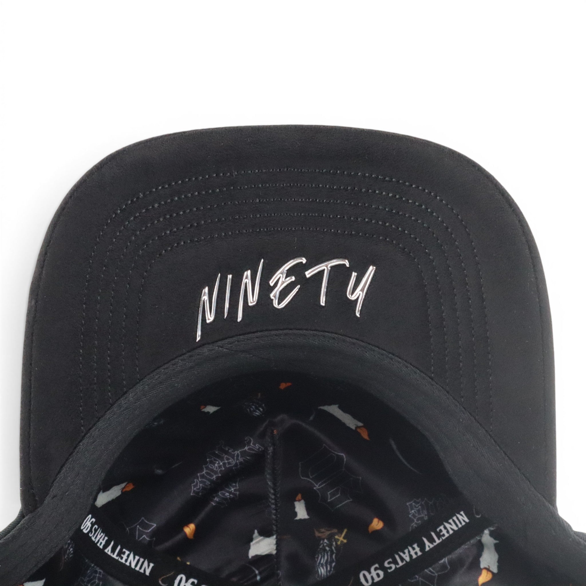 LA SANTA CRISTALS VISOR SUEDE BLACK