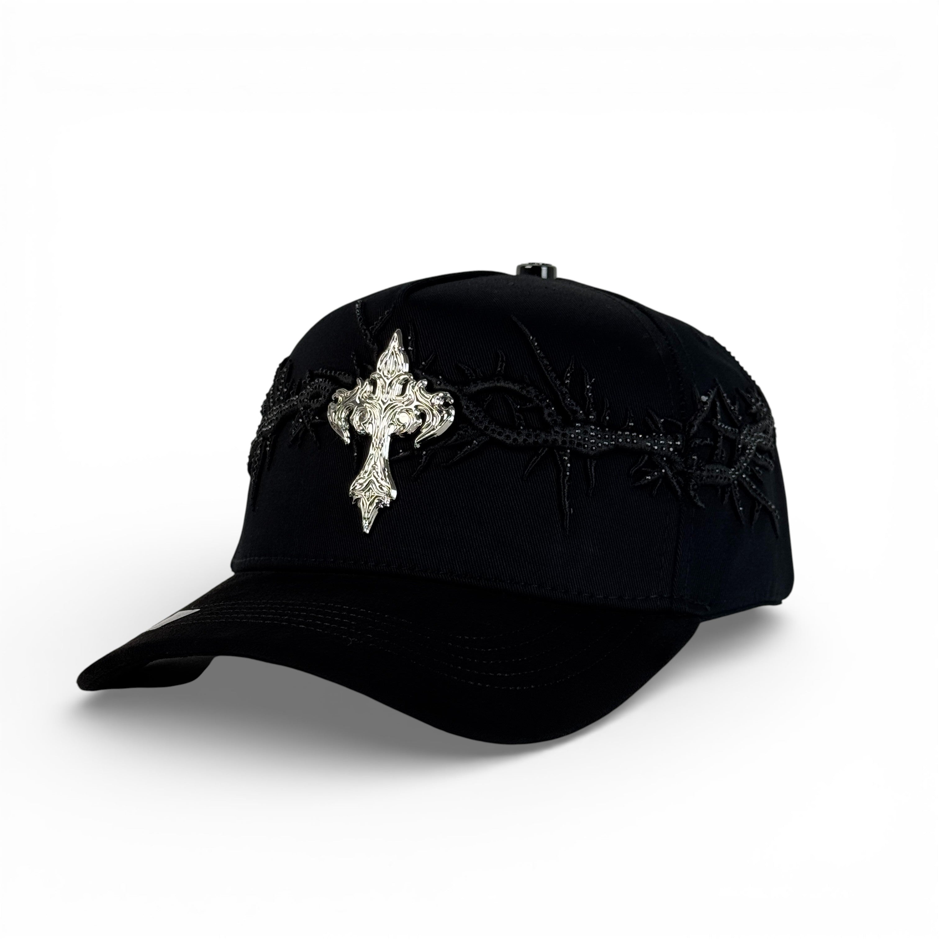 CRUZ CORONA  BLACK SILVER SUEDE