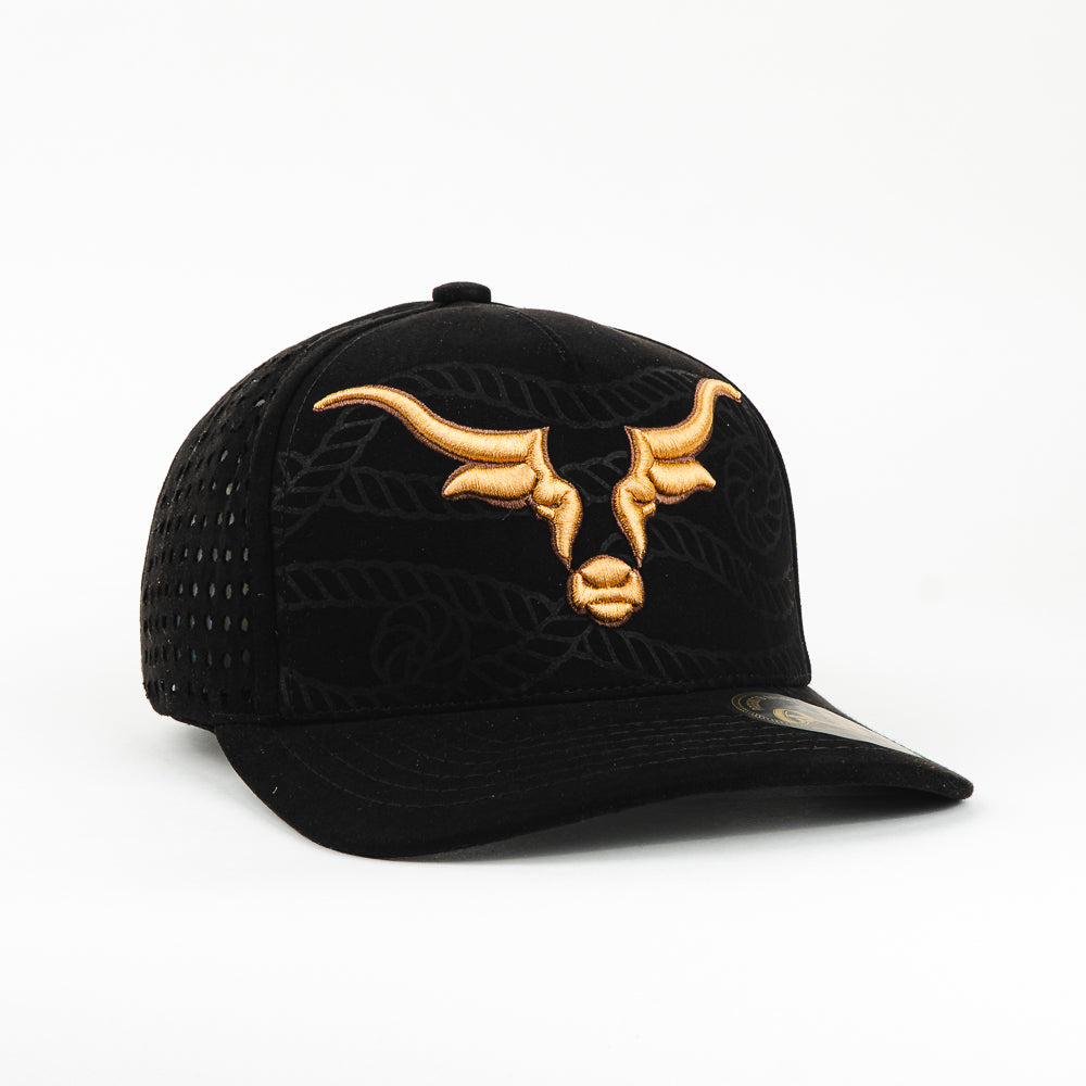 GORRA PIALES WILD WEST LASER NEGRO