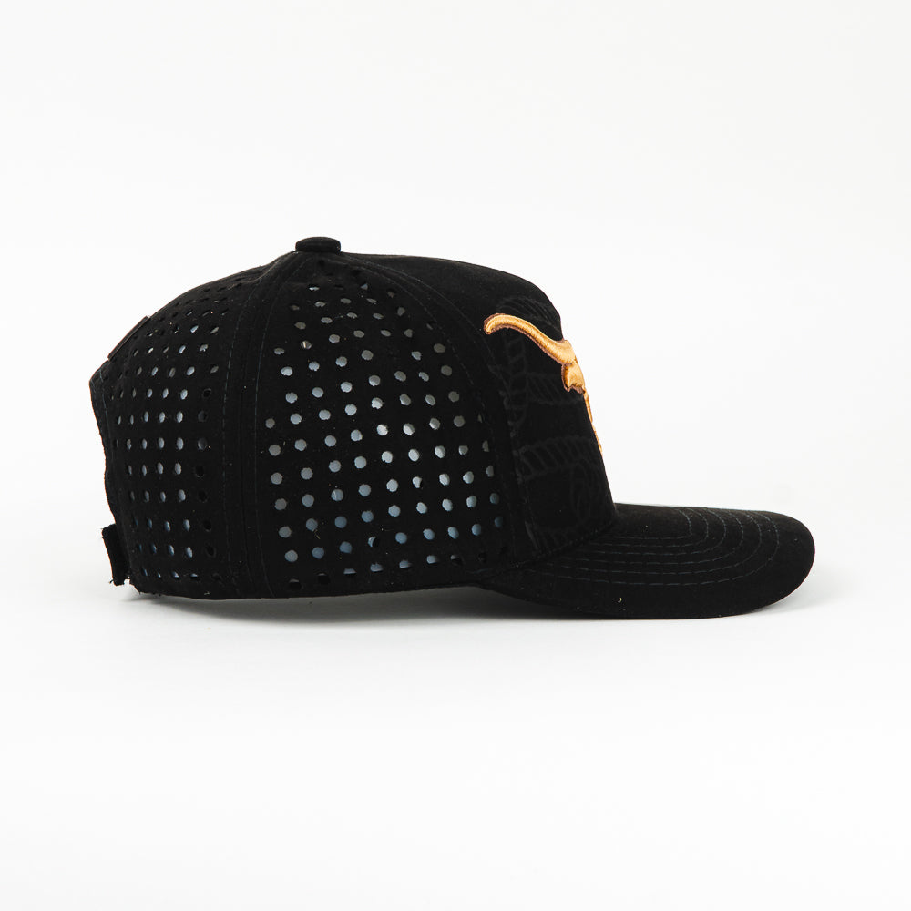 GORRA PIALES WILD WEST LASER NEGRO