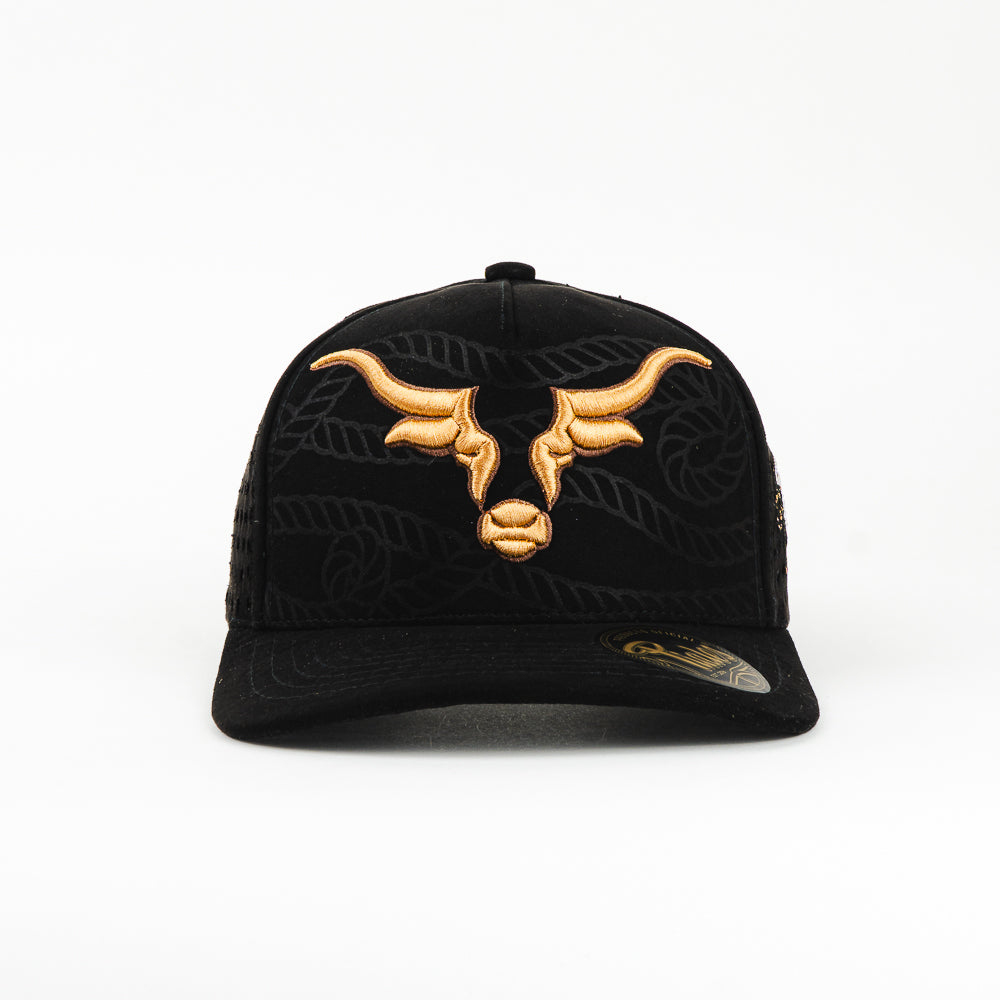 GORRA PIALES WILD WEST LASER NEGRO
