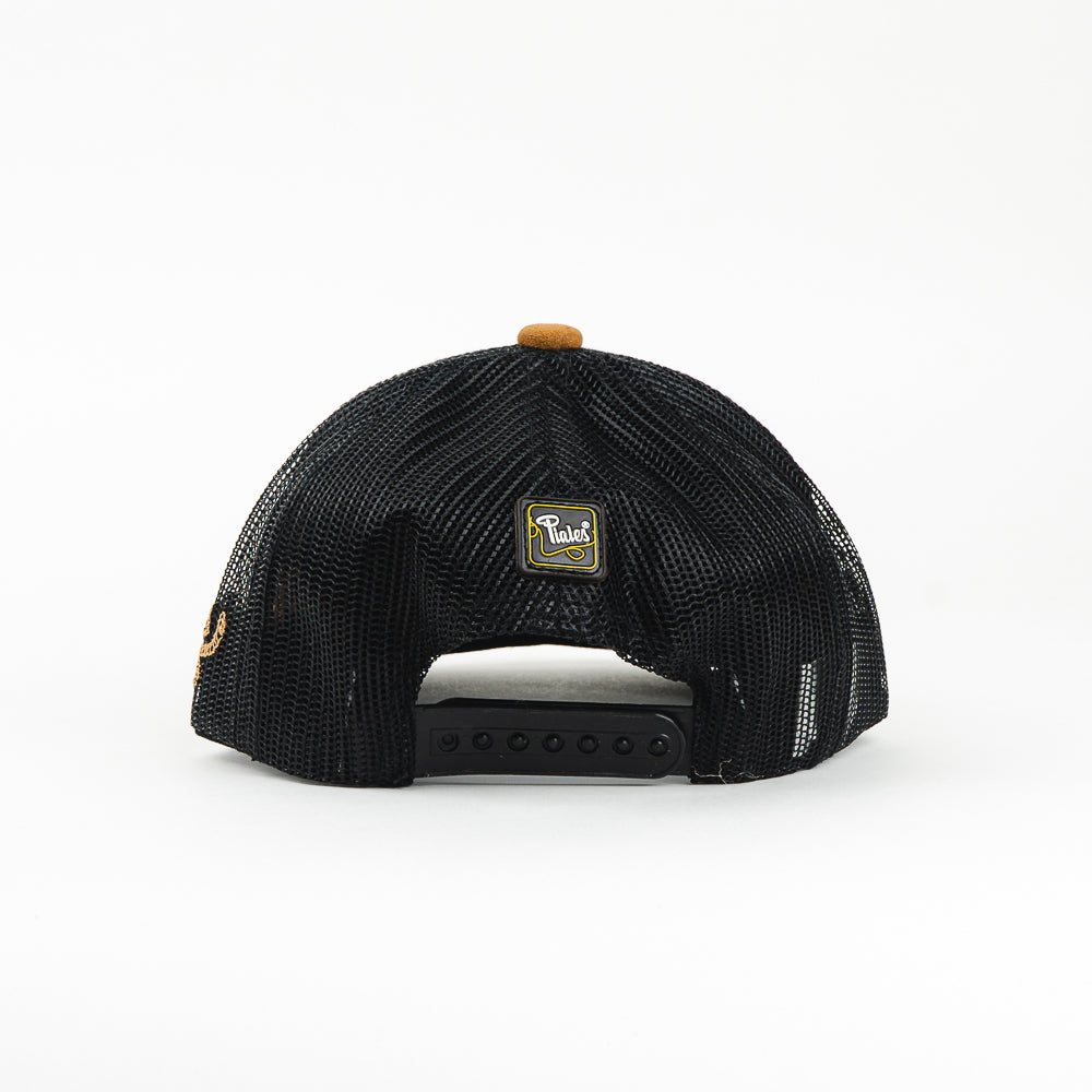GORRA PIALES PIALES JR. NEGRO/CAFE SUEDE