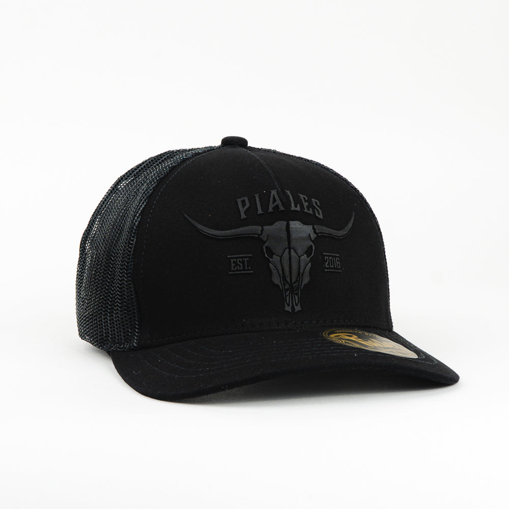 GORRA PIALES LONG HORN ALL BLACK