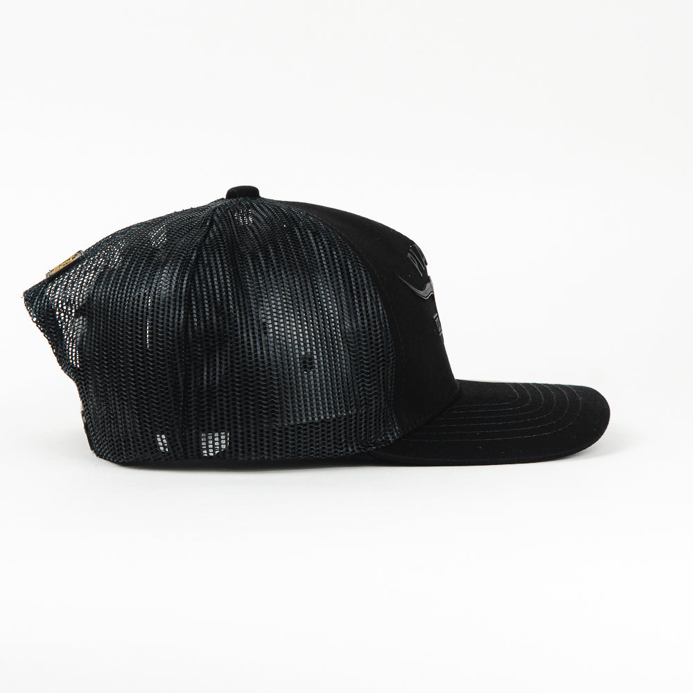 GORRA PIALES LONG HORN ALL BLACK