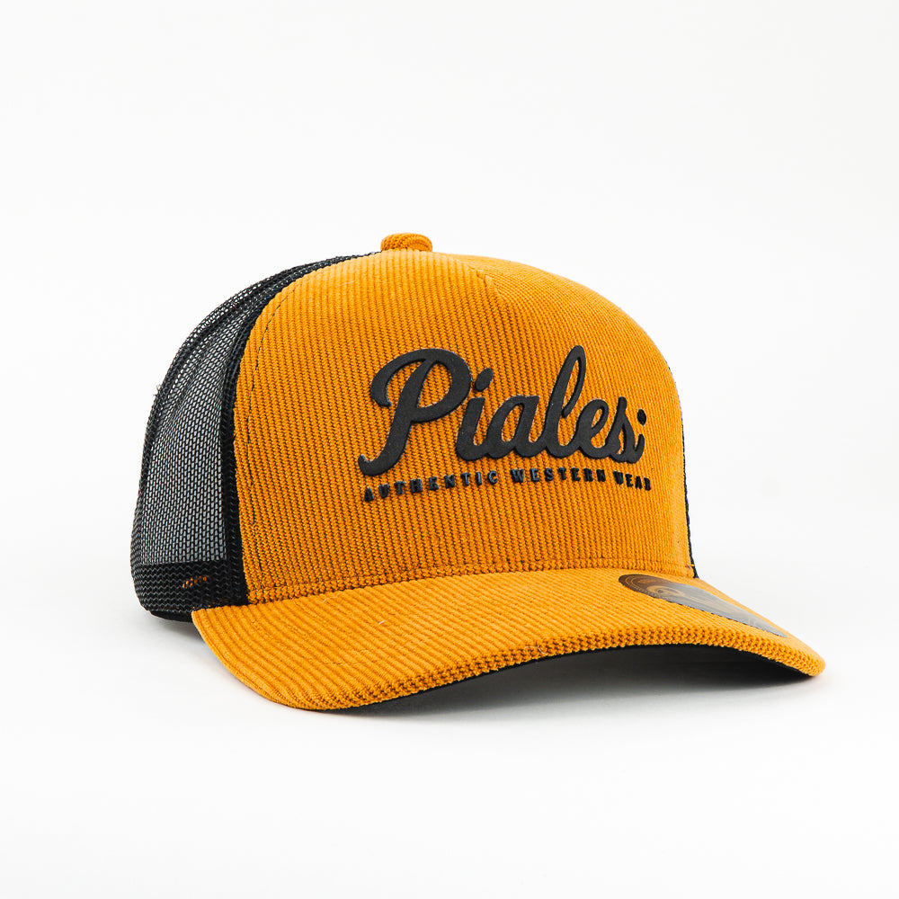 GORRA PIALES CORDUROY MUSTARD