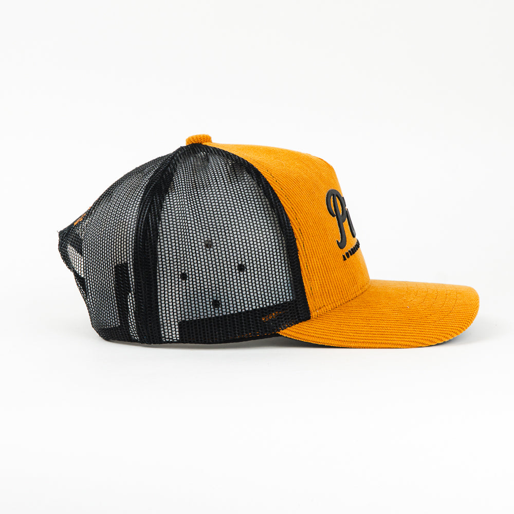 GORRA PIALES CORDUROY MUSTARD