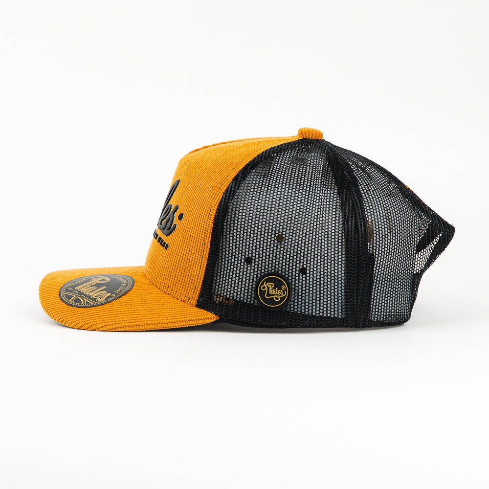 GORRA PIALES CORDUROY MUSTARD
