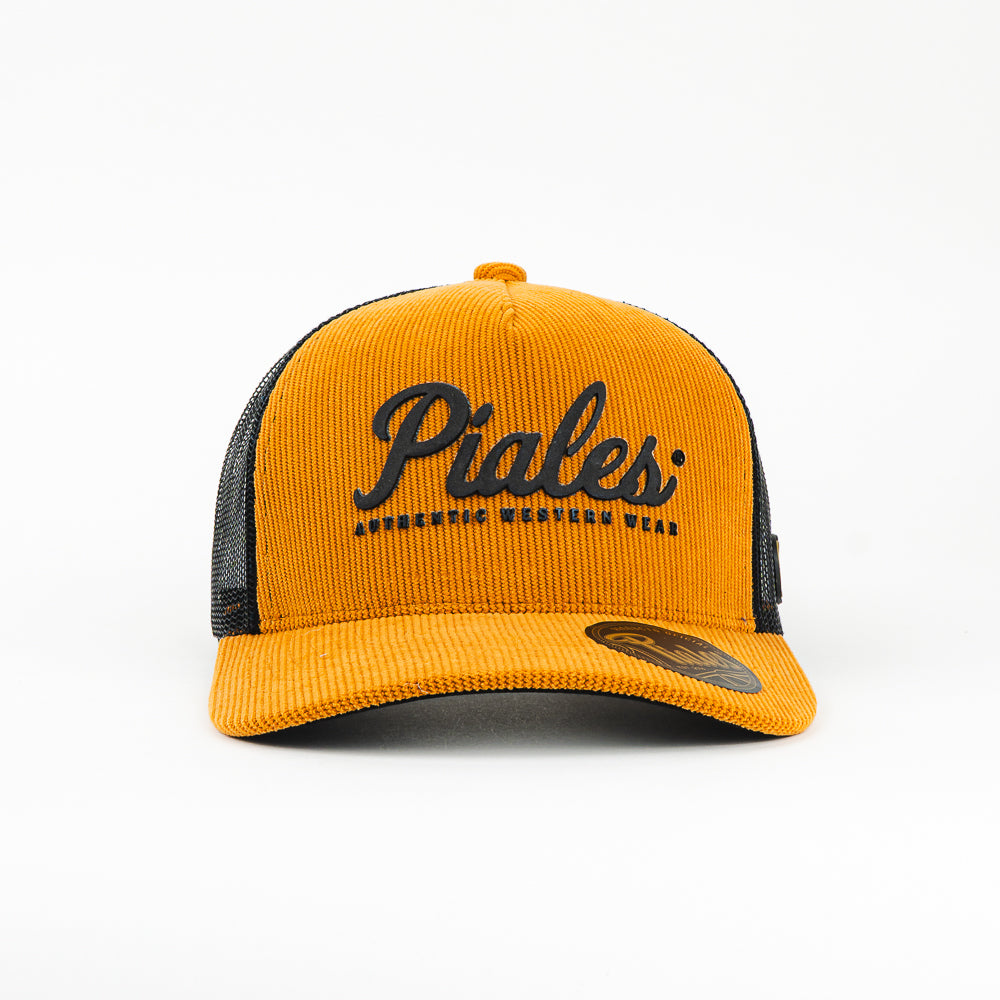 GORRA PIALES CORDUROY MUSTARD