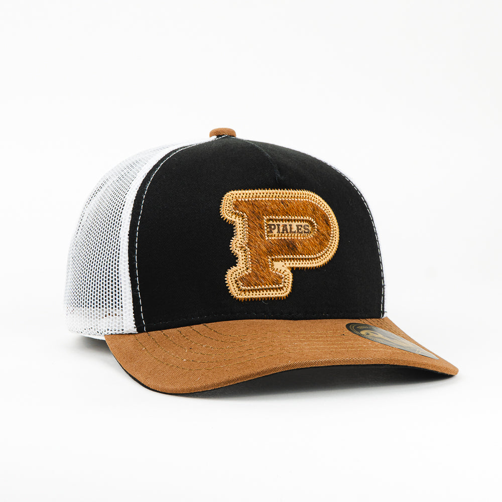 GORRA PIALES PIALES NEGRO/BLANCO