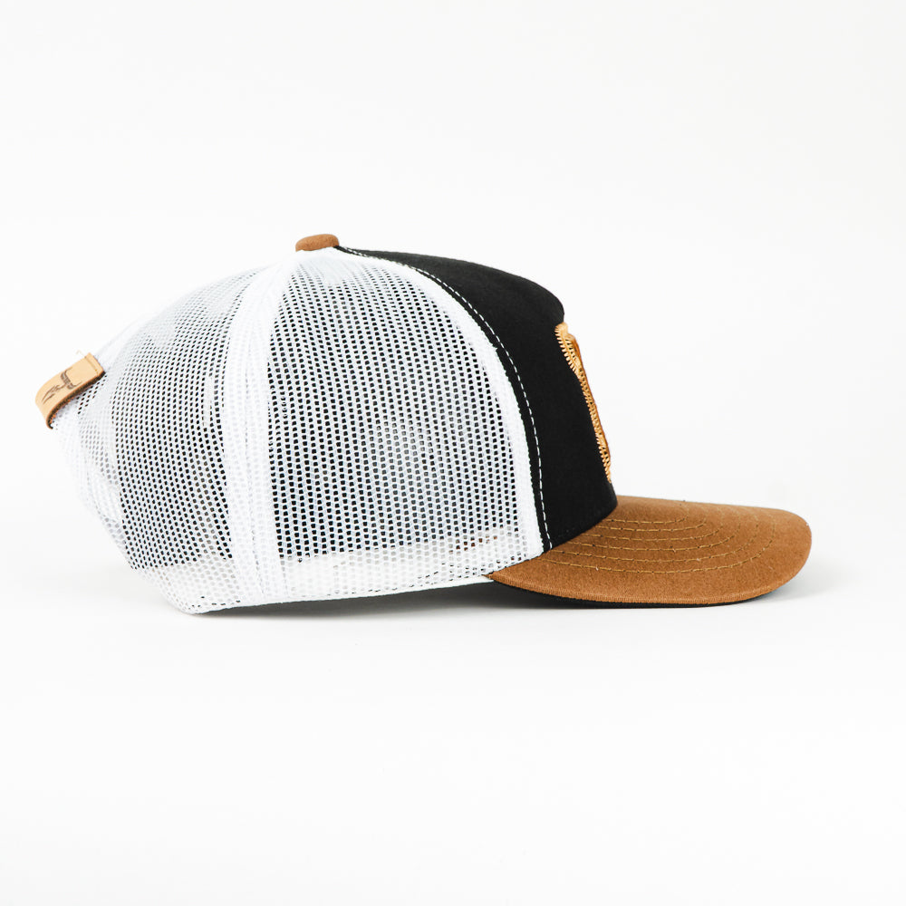 GORRA PIALES PIALES NEGRO/BLANCO