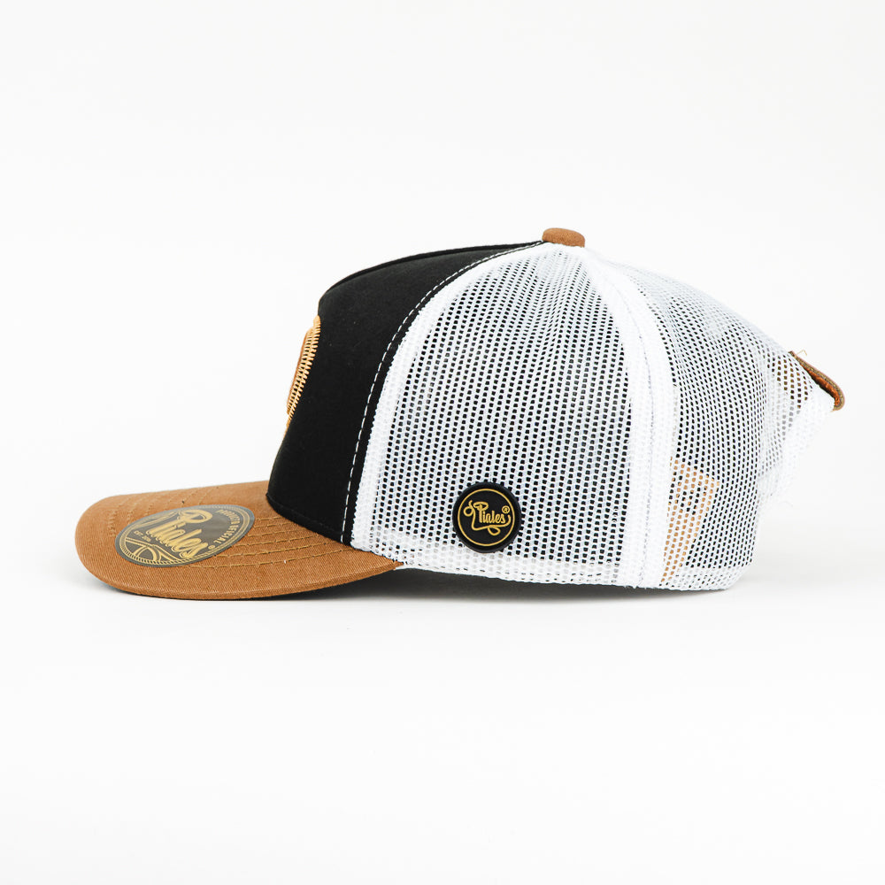 GORRA PIALES PIALES NEGRO/BLANCO
