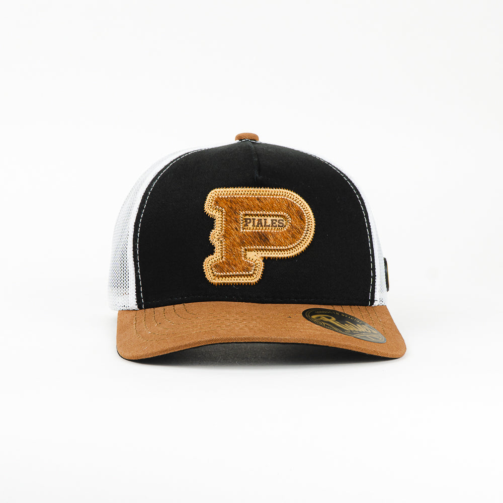GORRA PIALES PIALES NEGRO/BLANCO