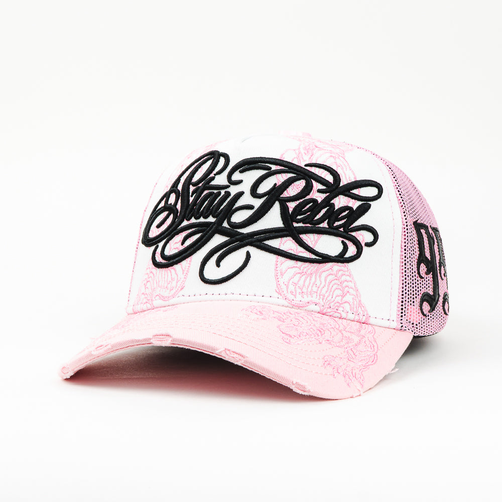 GORRA REBEL HATS REBEL ESPECTER PINK