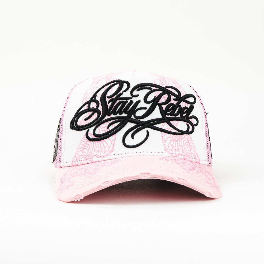 GORRA REBEL HATS REBEL ESPECTER PINK