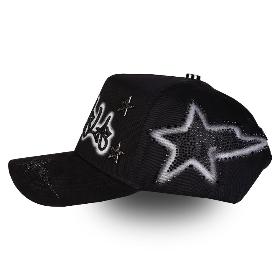 GORRA RICO HATS LA LA LA SUPER STARS BLACK