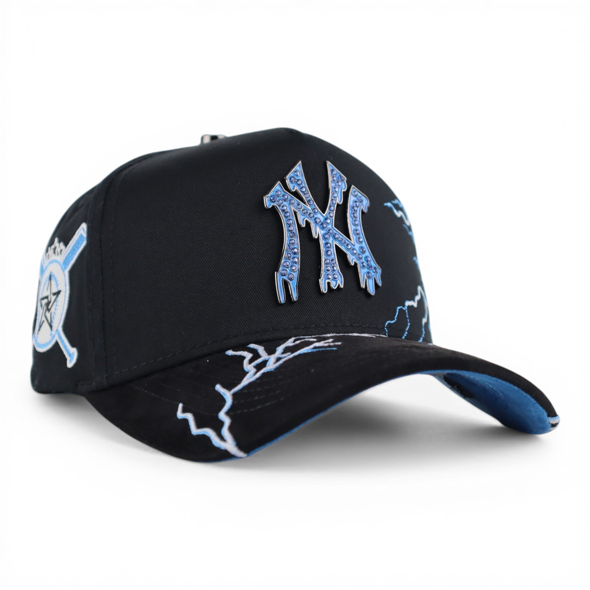 GORRA RICH JR NY LIGTHNING BLACK/BLUE