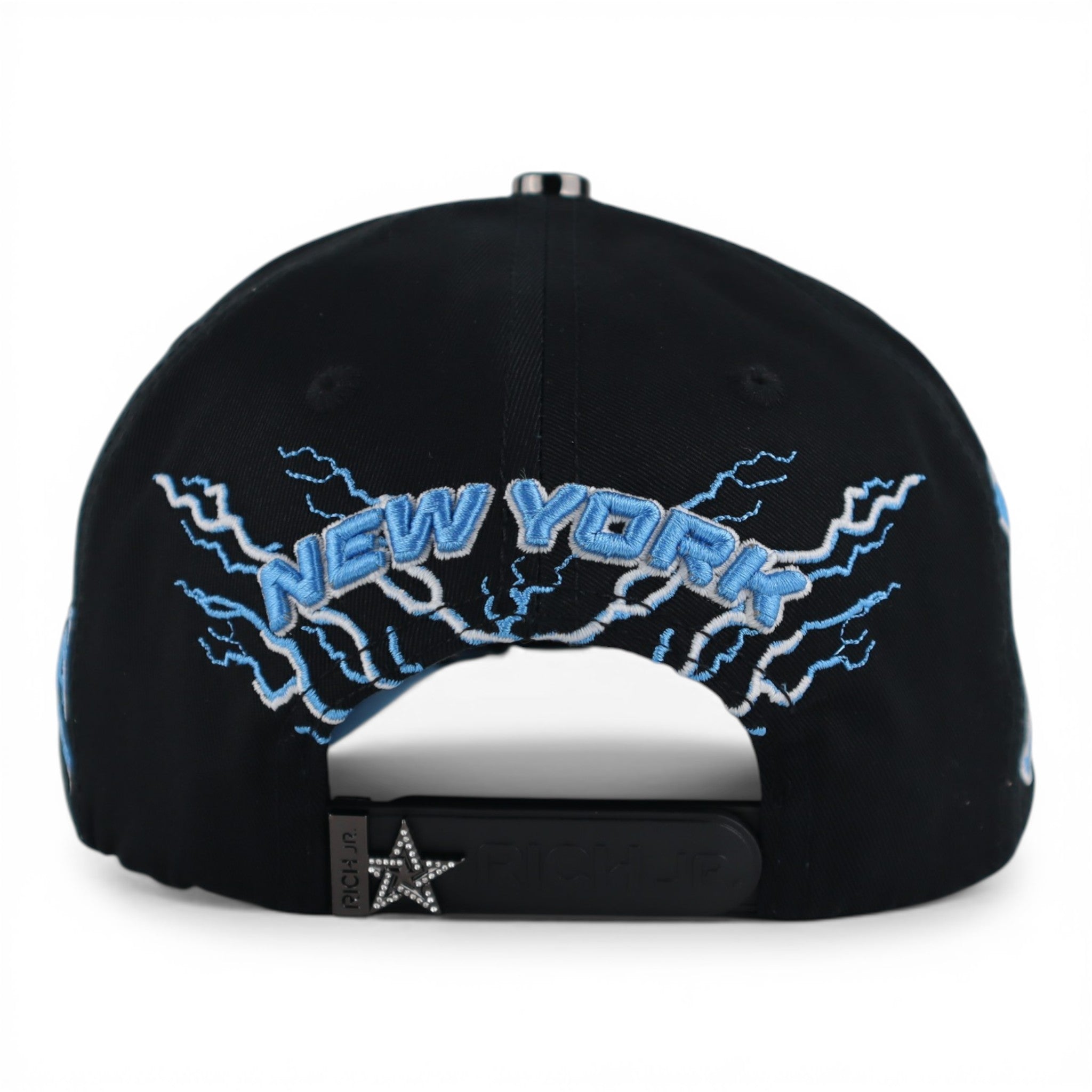 GORRA RICH JR NY LIGTHNING BLACK/BLUE