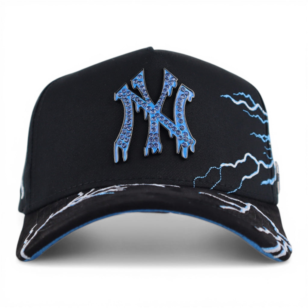GORRA RICH JR NY LIGTHNING BLACK/BLUE