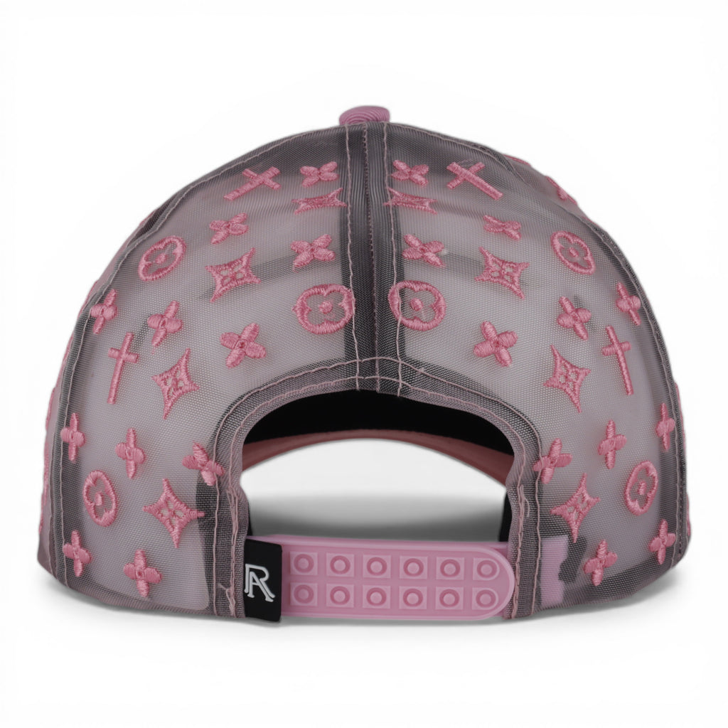 GORRA RUDE AWAKENING LA LA LA MESH WHITE/PINK